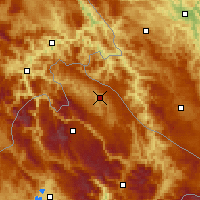 Nearby Forecast Locations - Pljevlja - Karta