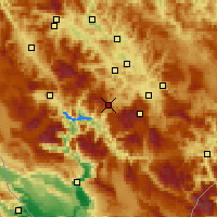 Nearby Forecast Locations - Ivan Sedlo - Karta