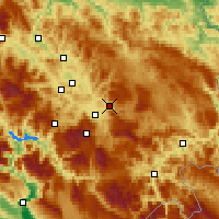 Nearby Forecast Locations - Sarajevo - Karta