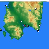 Nearby Forecast Locations - Cagliari - Karta