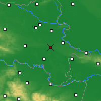 Nearby Forecast Locations - Vinkovci - Karta